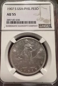 楽天市場】フィリピン銀貨 1ペソ 1909年 AU アンティークコイン