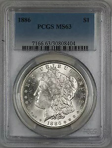 1886 モーガン シルバー ダラー $1 PCGS MS-63 (ベター コイン) (3G)｜WORLD RESOURCE【KING店】