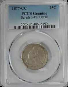 1877-CC シーテッド リバティ PCGS VF|WORLD RESOURCE【KING店】
