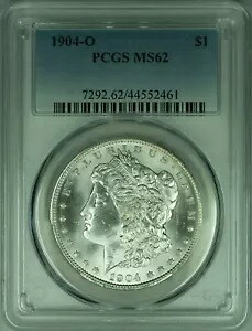 1904-O モーガン シルバー ダラー コイン $1 PCGS MS-62 ベター コイン ダイ ブレーク (28A)|WORLD RESOURCE【KING店】