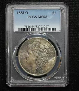1883-O モルガン ドル PCGS MS64 トーン 1XB4|WORLD RESOURCE【KING店】