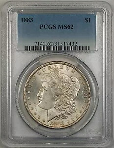 1883 モーガン シルバー ダラー $1 PCGS MS62 ベター コイン ライト トーニング｜WORLD RESOURCE【KING店】