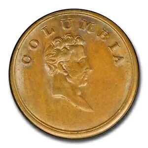 1820 グレートブリテン コロンビア トークン MS-63 PCGS (ブラウン)|WORLD RESOURCE【KING店】