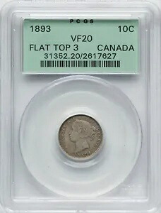 1893 フラット トップ 3 テン セント PCGS VF-20 * ロー ミント 希少 日付 KEY ヴィクトリア ダイム｜WORLD RESOURCE【KING店】 103,950円