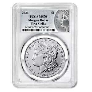 2024 $1 モーガン シルバー ダラー PCGS MS70 FS モーガン ラベル|WORLD RESOURCE【KING店】