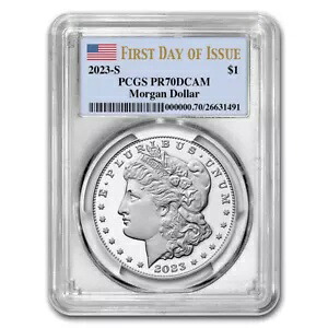 2023-S プルーフ シルバー モルガン ダラー PR-70 PCGS (発行初日)｜WORLD RESOURCE【KING店】