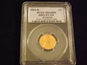 1963-D 1C DDO PCGS MS 64 RD｜WORLD RESOURCE【KING店】