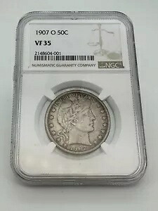 1907-O VF35 バーバー ハーフダラー 50c NGC｜WORLD RESOURCE【KING店】