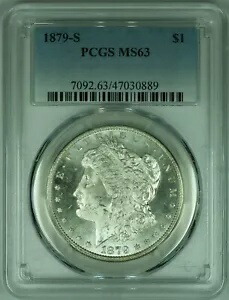 1879-S モーガン シルバー ダラー セミ プルーフ ライク PCGS MS-63 (35H)|WORLD RESOURCE【KING店】