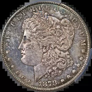 1878-S モーガン シルバー ダラー PCGS MS64 美しい光沢 強いストライク|WORLD RESOURCE【KING店】