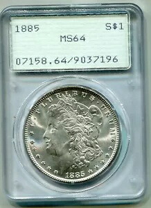 1885 (1885-P) モーガン シルバー ドル PCGS MS64 オールド ラトラー 第一世代ホルダー｜WORLD RESOURCE【KING店】