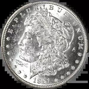 1891-S モーガン シルバー ダラー PCGS MS62 ブラスト ホワイト ナイス アイ アピール｜WORLD RESOURCE【KING店】