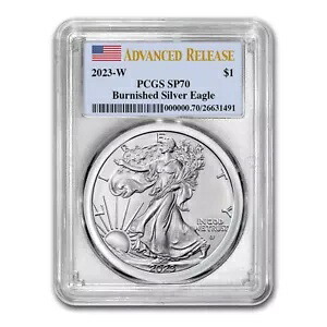 2023-W バーニッシュシルバー イーグル SP-70 PCGS (先行リリース)｜WORLD RESOURCE【KING店】