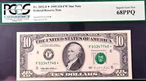 神父様2032-F* $10.00 1995 FW スター スーパーブ ジェム 新品 68 PPQ PCGS｜WORLD RESOURCE【KING店】