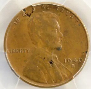 1940-S 1c 小麦セントブローホール欠陥プランシェ PCGS AU55 ブラウン｜WORLD RESOURCE【KING店】