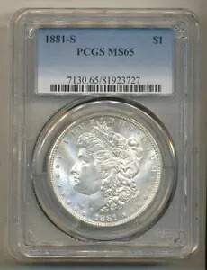 1881 S PCGS MS65 モーガン シルバー ダラー｜WORLD RESOURCE【KING店】