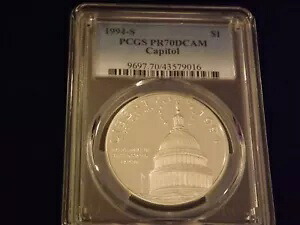 1994-S $1 キャピトル PCGS PR 70 DCAM
