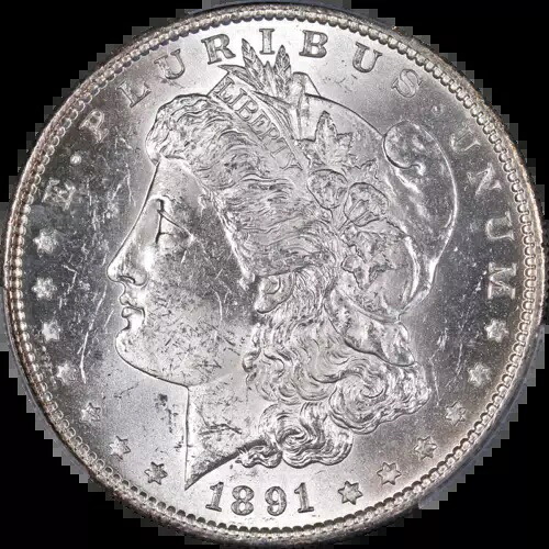 1891-S モーガン シルバー ダラー PCGS MS62 ブラスト ホワイト スーパーブ アイ アピール｜WORLD RESOURCE【KING店】