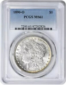 1890-O モーガン シルバー ダラー MS61 PCGS 101,035円