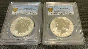 2023-S リバース プルーフ $1 モーガンとピース ダラー 2 個セット PCGS PR69｜WORLD RESOURCE【KING店】