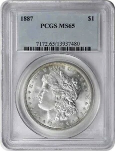 1887 モーガン シルバー ダラー MS65 PCGS|WORLD RESOURCE【KING店】