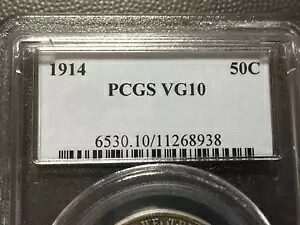 PCGS VG-10 1914 理容室 BE および R #1 のハーフダラー LITY ビット｜WORLD RESOURCE【KING店】 103,950円