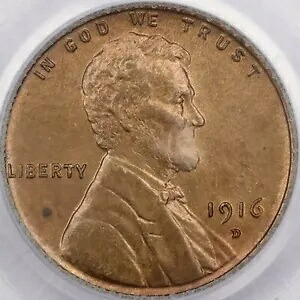 1916-D 1c リンカーン ウィート セント - PCGS MS 64 RB｜WORLD RESOURCE【KING店】