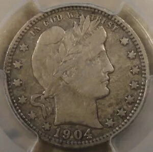1904-O 理容室 25c PCGS 認定 VF20｜WORLD RESOURCE【KING店】