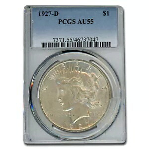 1927-D ピースダラー AU-55 PCGS｜WORLD RESOURCE【KING店】