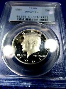 1964 ケネディ ハーフ PR67 カム PCGS ストレート G リバース「ルックス ディープ カメオ」 PQ+|WORLD RESOURCE【KING店】
