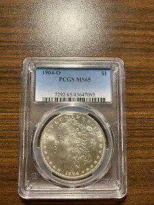 1904-O モーガン シルバー ダラー $1 PCGS MS 65 ハイグレード|WORLD RESOURCE【KING店】