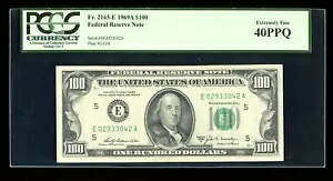 DBR 1969-A $100 FRN リッチモンド神父2165-E PCGS XF-40 PPQ シリアル E02933042A|WORLD RESOURCE【KING店】