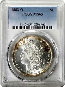 USA シルバー モーガン $1 ドル 1883-O PCGS: MS65 #C560|WORLD RESOURCE【KING店】
