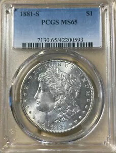 1881-S PCGS MS65 モルガン シルバー ダラー｜WORLD RESOURCE【KING店】