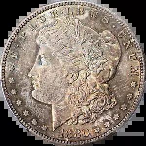 1880-S モーガン シルバー ダラー PCGS MS65 素晴らしい目の魅力 強いストライク 素晴らしい光沢｜WORLD RESOURCE【KING店】