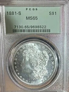 1881-S PCGS MS65 ああ！モルガン・シルバー・ダラー｜WORLD RESOURCE【KING店】