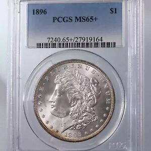 1896 モーガン $1 PCGS 認定 MS65+｜WORLD RESOURCE【KING店】