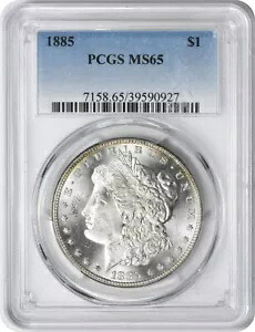 1885 モーガン シルバー ダラー MS65 PCGS｜WORLD RESOURCE【KING店】