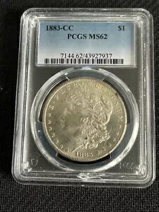 1883-CC PCGS MS62 モルガン ドル｜WORLD RESOURCE【KING店】