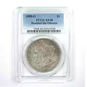 1888 O DDO ダブル ダイ 表面 モルガン ドル XF 40 PCGS $1 SKU:I14250｜WORLD RESOURCE【KING店】