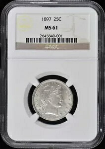 1897 理容室 25C NGC MS61｜WORLD RESOURCE【KING店】