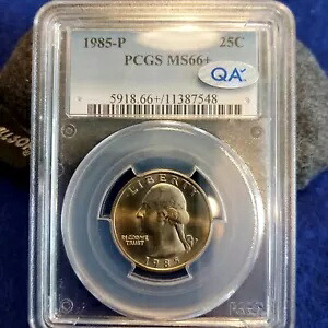 1985-P PCGS MS66+ QA ワシントン クォーター (#11387548)｜WORLD RESOURCE【KING店】