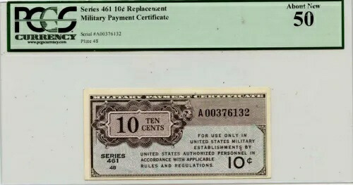 シリーズ 461 10 セント MPC PCGS CH AU50 の交換品|WORLD RESOURCE【KING店】