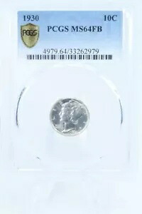 1930-P PCGS MS64FB マーキュリー ダイム ビジネス ストライク 10C｜WORLD RESOURCE【KING店】
