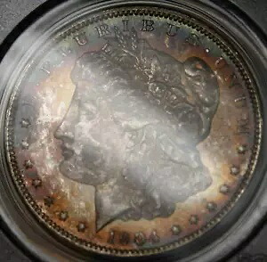 1904-O モーガン シルバー ダラー コイン、PCGS MS-63 トーン｜WORLD RESOURCE【KING店】