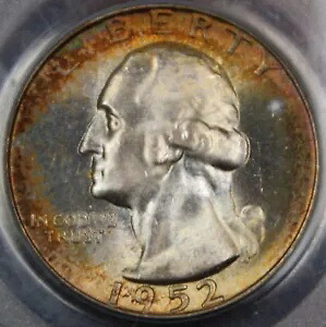1952-S シルバー ワシントン クォーター PCGS MS-66 *トーン*｜WORLD RESOURCE【KING店】