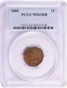 1888 インディアン セント MS63RB PCGS｜WORLD RESOURCE【KING店】 130,900円