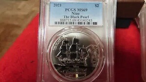 2020 ディズニー パイレーツ オブ カリビアン シップス ブラック パール 1 オンス 999 シルバー PCGS MS69｜WORLD RESOURCE【KING店】