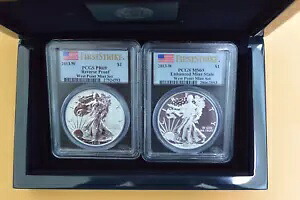 2013-W ウエストポイント シルバー イーグル 2 コイン ボックス セット PCGS PR69/MS69 リバース/エンハンスド FS｜WORLD RESOURCE【KING店】