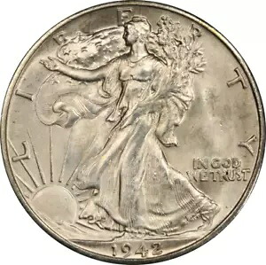 1942-D MS66 ウォーキング リバティ ハーフダラー、PCGS 46650028|WORLD RESOURCE【KING店】